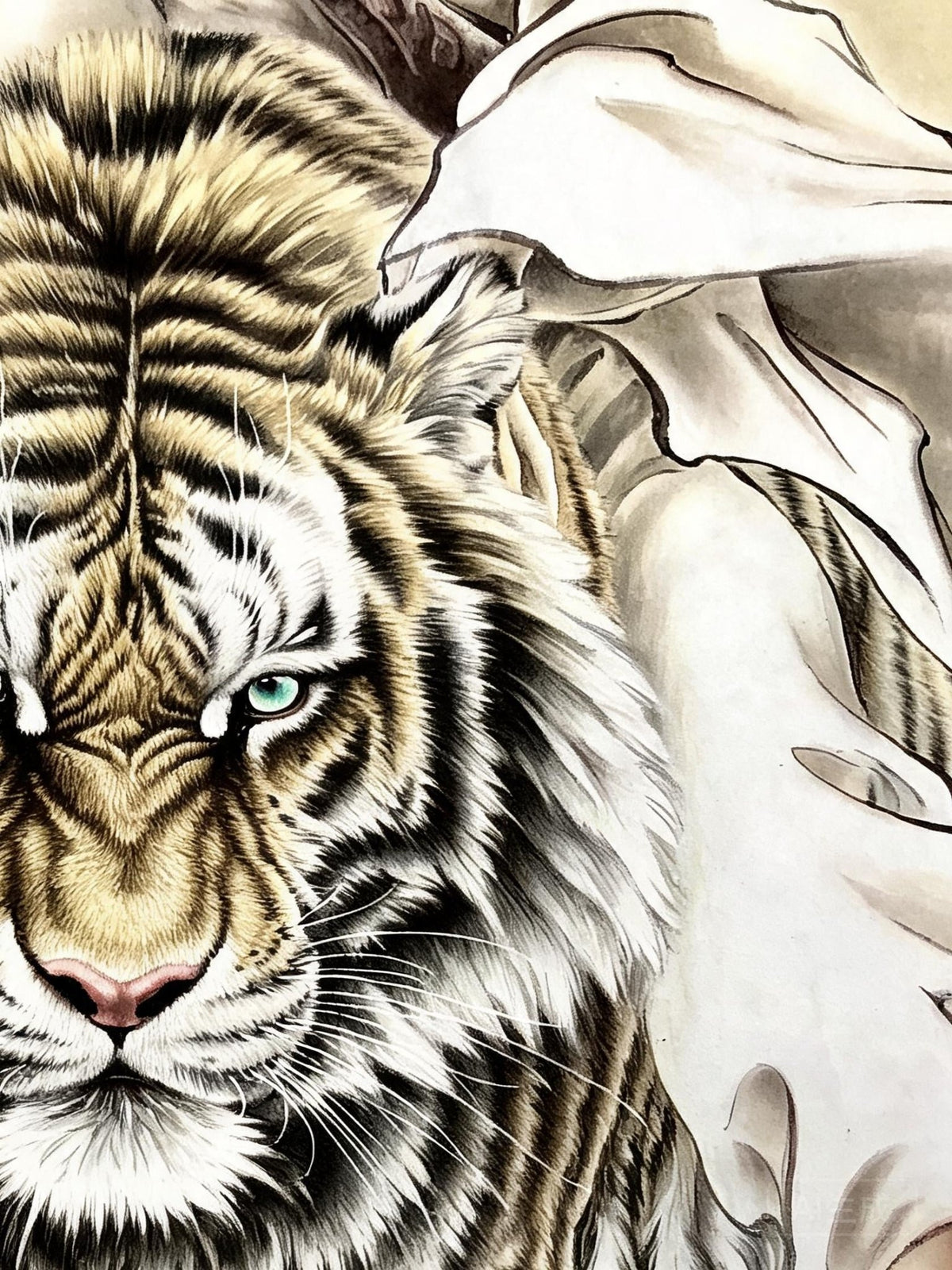神女伏虎圖 - Master Tiger