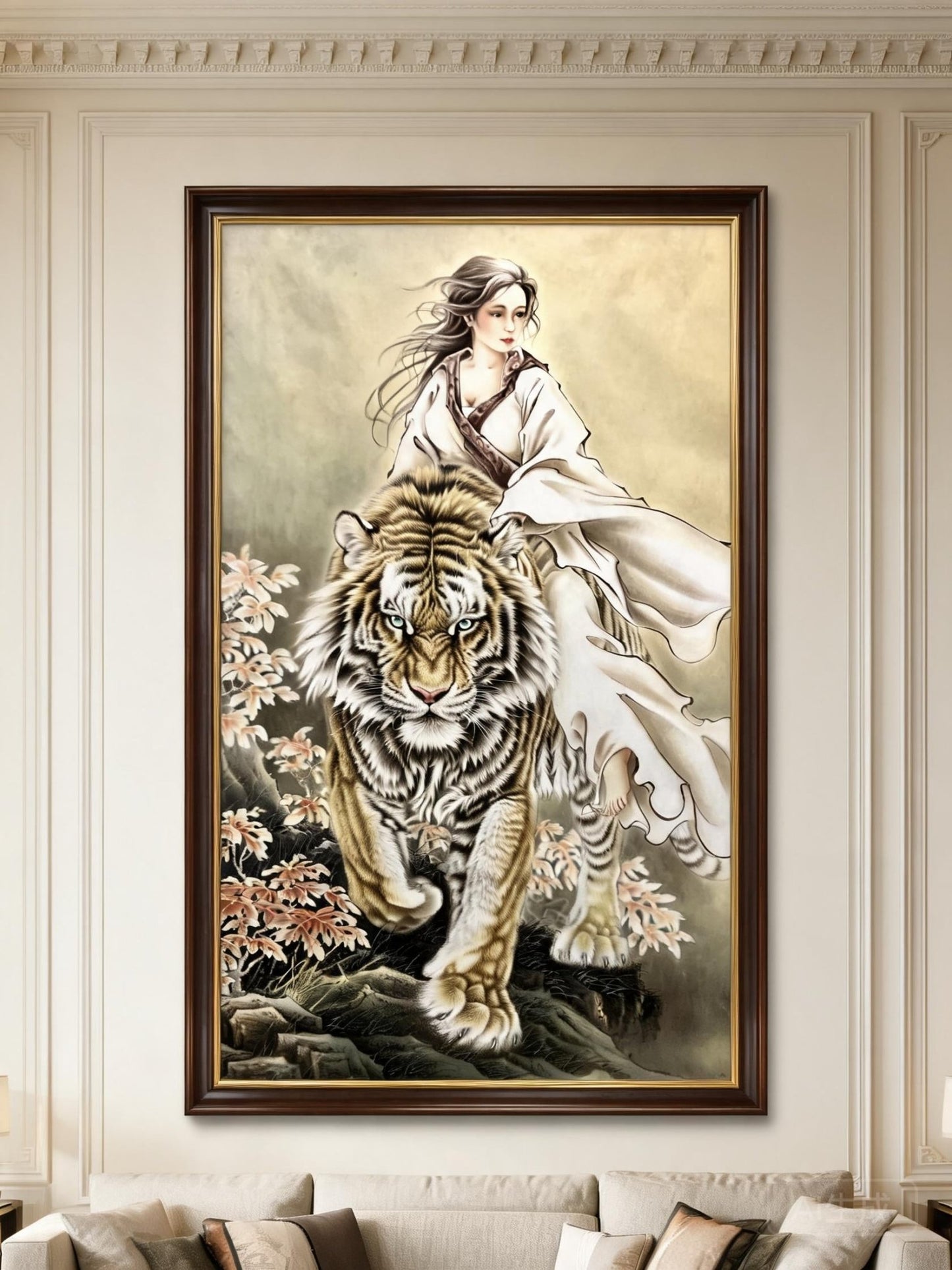 神女伏虎圖 - Master Tiger